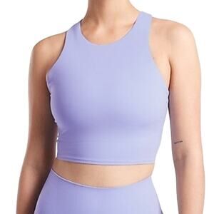 Athleta Conscious Crop Top Light Purple Women's Plus Size 1X Excellent Condition